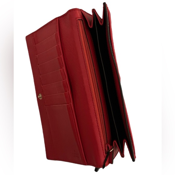 🩵Gucci Red Women's Wallet. Microguccissima🩵 - Picture 5 of 7